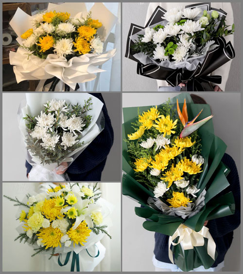 新疆乌鲁木齐市沙依巴克区白事花束代送